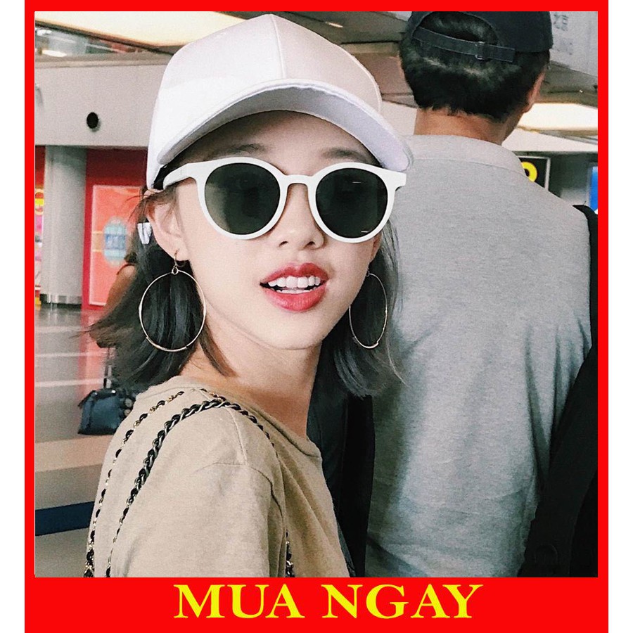 Kính râm gọng tròn chống tia UV nhiều kiểu sành điệu Sunglasses KM13