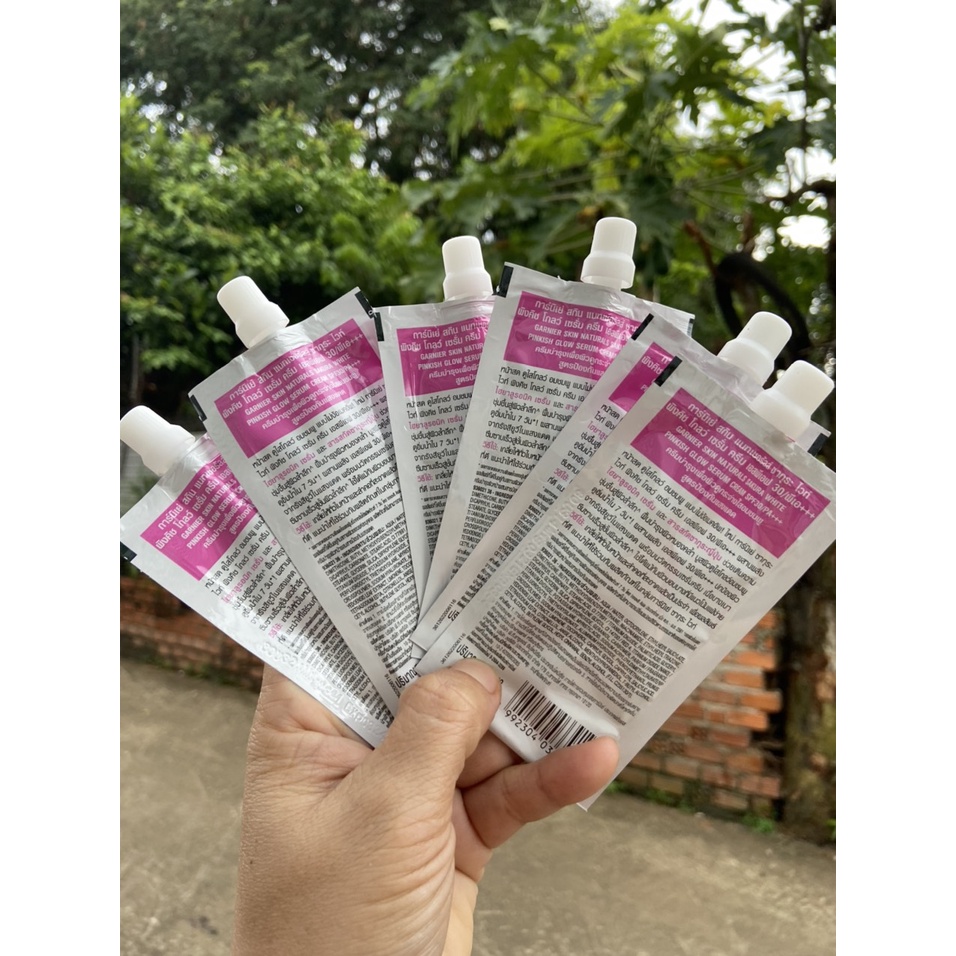 6 gói kem dưỡng da chống nắng Garnier Thái Lan