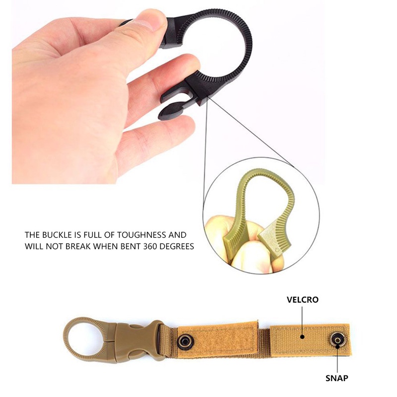 Móc Treo Bình Nước Bằng Nylon Đa Năng Tiện Dụng Mang Theo Du Lịch/ Dã Ngoại