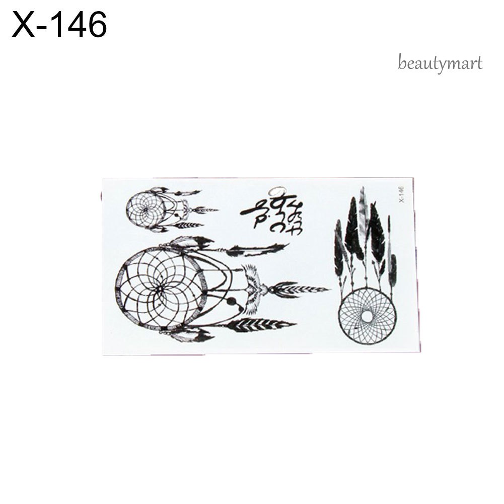 [Hàng mới về] Hình xăm dán tạm thời hình Dream Catcher 3D kháng nước unisex