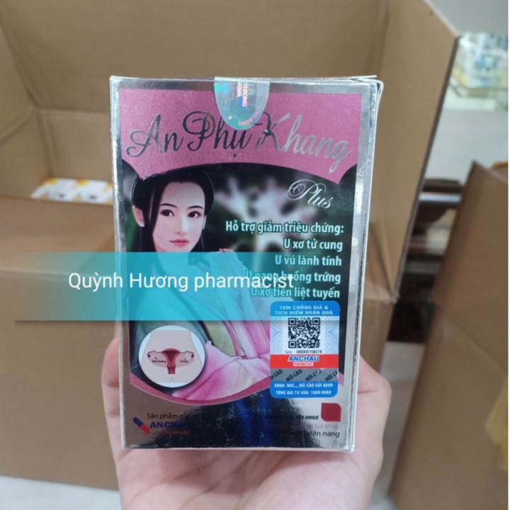 Viên uống AN PHỤ KHANG PLUS hộp 60 viên hỗ trợ giảm u xơ,u nang