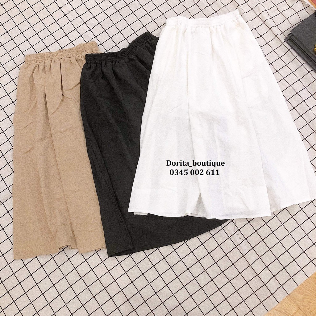 Chân váy đũi dài style Hàn Quốc - Dorita Boutique