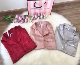 Bộ lụa satin dài
