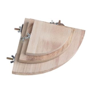Bệ Đứng Bằng Gỗ 17x17cm Cho Vẹt