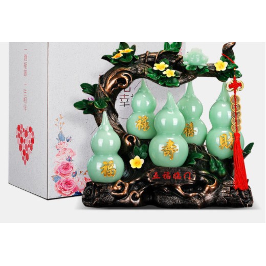 Tượng hồ lô cao cấp trưng bày phòng khách có ý nghĩa phong thủy mang đến sự may mắn bình an- quà tặng có ý nghĩa