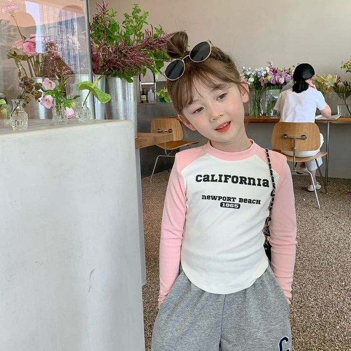 Hàng Mới Về Mới Áo Thun Cotton Tay Dài Thoải Mái Dễ Phối Đồ Thời Trang Mùa Thu Phong Cách Phương Tây Cho Nữ