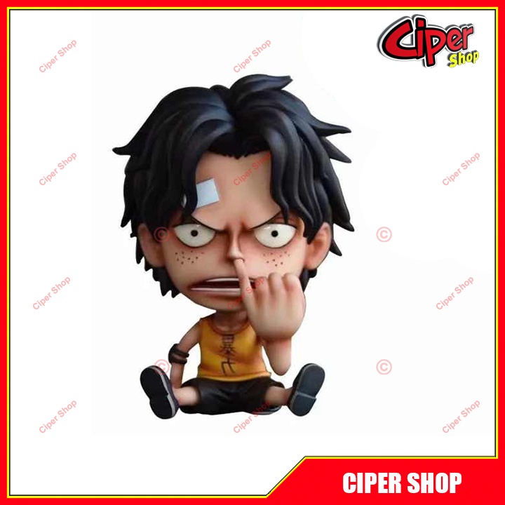 Mô hình Ace ngoáy mũi - Mô hình One Piece