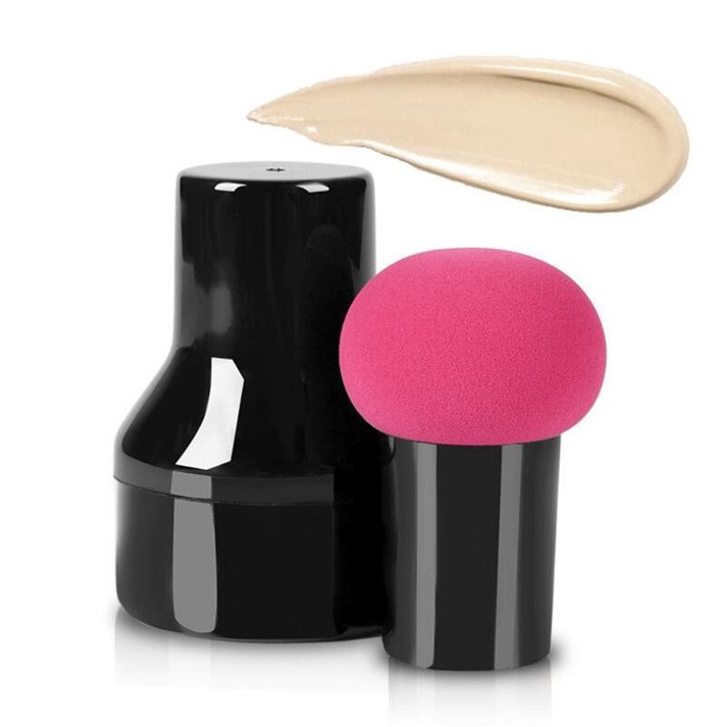 Mút xốp trang điểm tán phấn khô đánh kem nền dạng lỏng thiết kế hình cây nấm