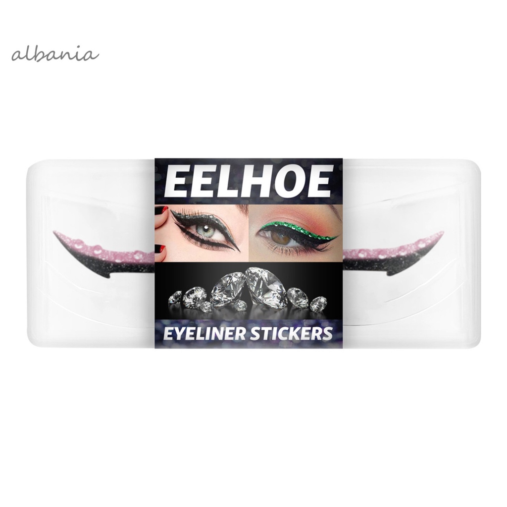 <albania>Miếng dán kẻ mắt đính đá giả màu sắc rực rỡ trang điểm cho quần áo | BigBuy360 - bigbuy360.vn