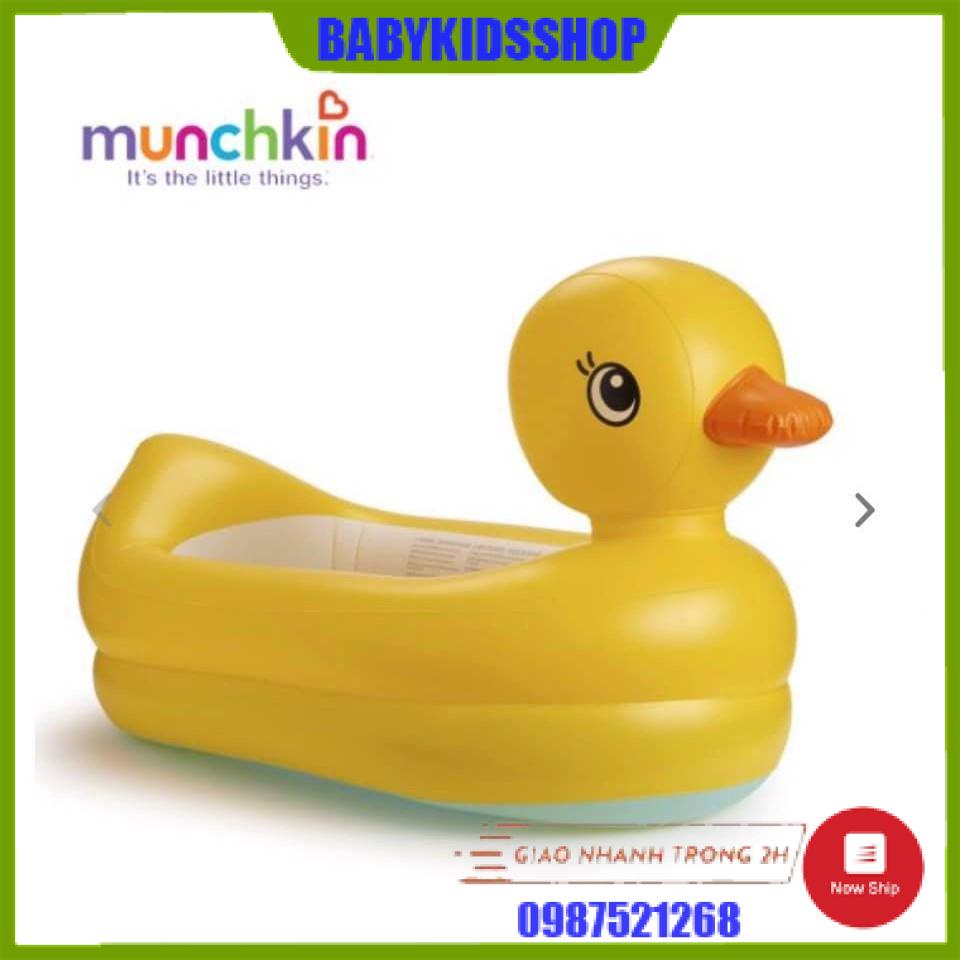 [GIẢM 20K ĐƠN TỪ 50K] CHẬU TẮM PHAO VỊT VÀNG MUNCHKIN - CỰC AN TOÀN CHO BÉ - CẢNH BÁO KHI NƯỚC NÓNG