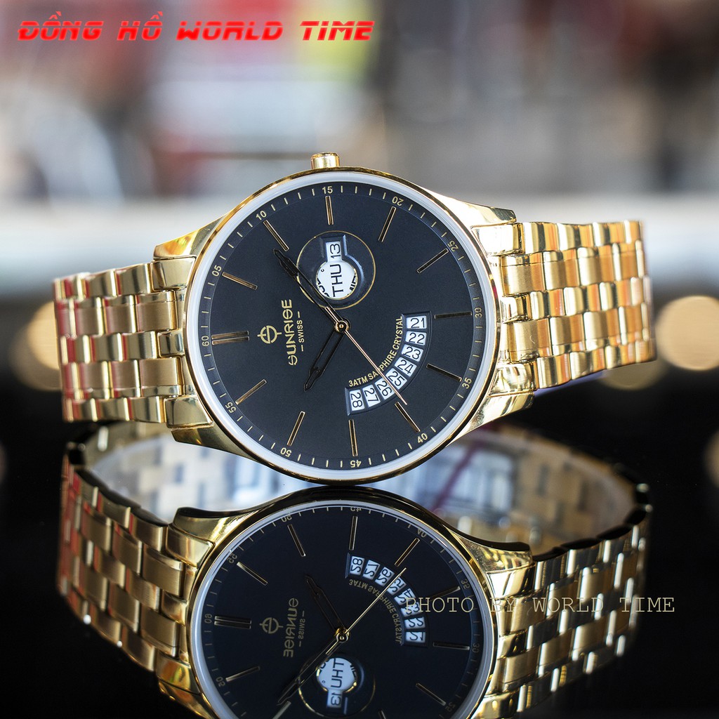 Đồng Hồ Nam Sunrise 1127SA , Chính Hãng Full Box , Kính Sapphire Chống Xước - Chống Nước - Dây thép 316L | BigBuy360 - bigbuy360.vn
