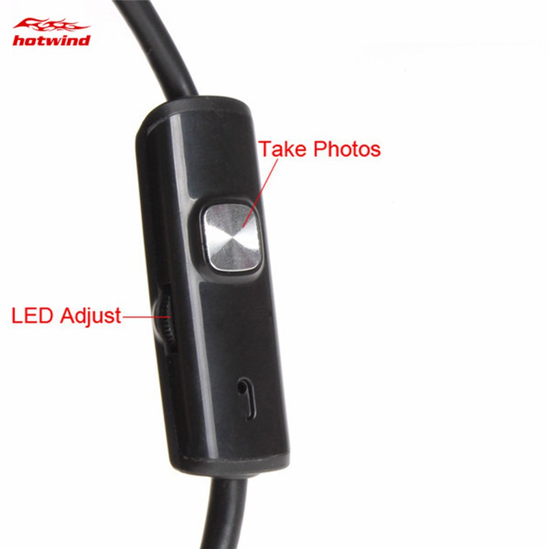 Bộ dây camera dùng để soi không thấm nước 5,5mm 30W có 6 đèn LED 1/1.5/2 3.5/5M | BigBuy360 - bigbuy360.vn