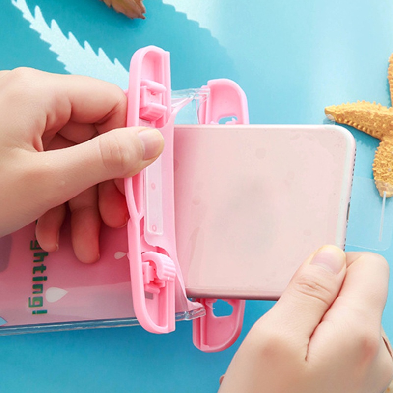 Túi Đựng Điện Thoại Trong Suốt Chống Thấm Nước / Dầu Họa Tiết Hoạt Hình Dùng Khi Đi Bơi # 8