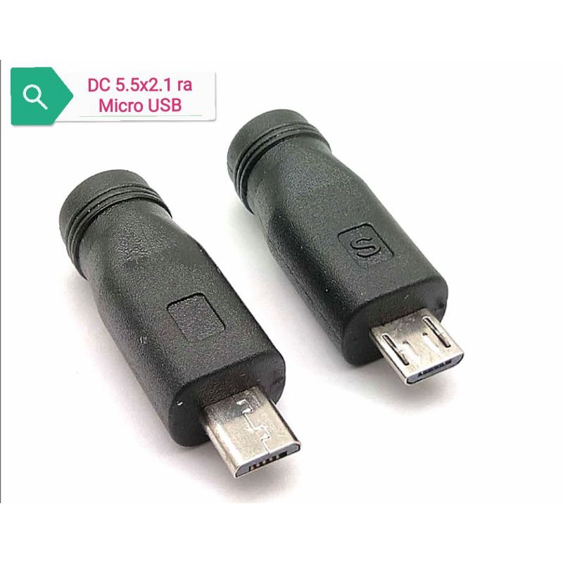 Đầu chuyển đổi adapter chân sạc điện thoại Micro USB