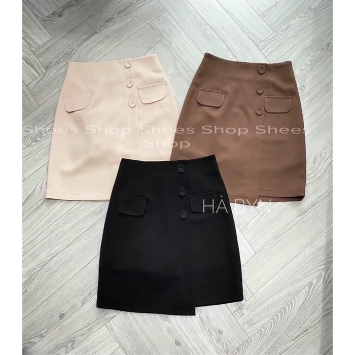 Chân váy công sở chân váy chữ a hàng thiết kế phom chuẩn lưng cao che bụng mặc đi làm đi học đi chơi đẹp có big size