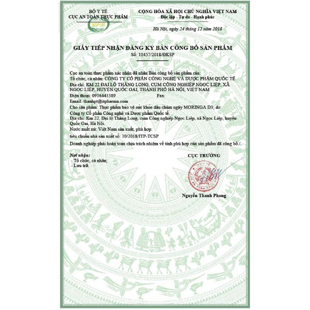 Dầu chùm ngây vitamin D3 Moringa- từ Thụy sĩ, hấp thu hiệu quả