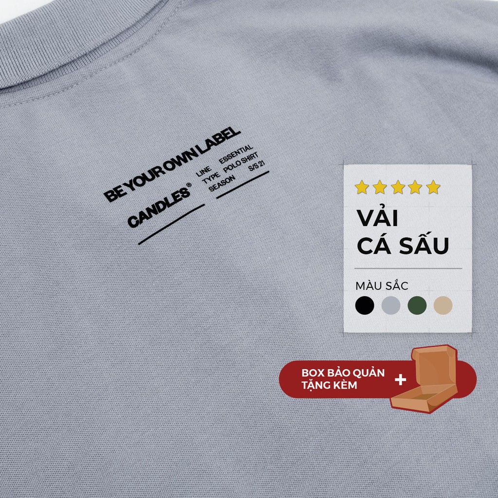 Áo thun Polo cá sấu Candles Studio | BigBuy360 - bigbuy360.vn