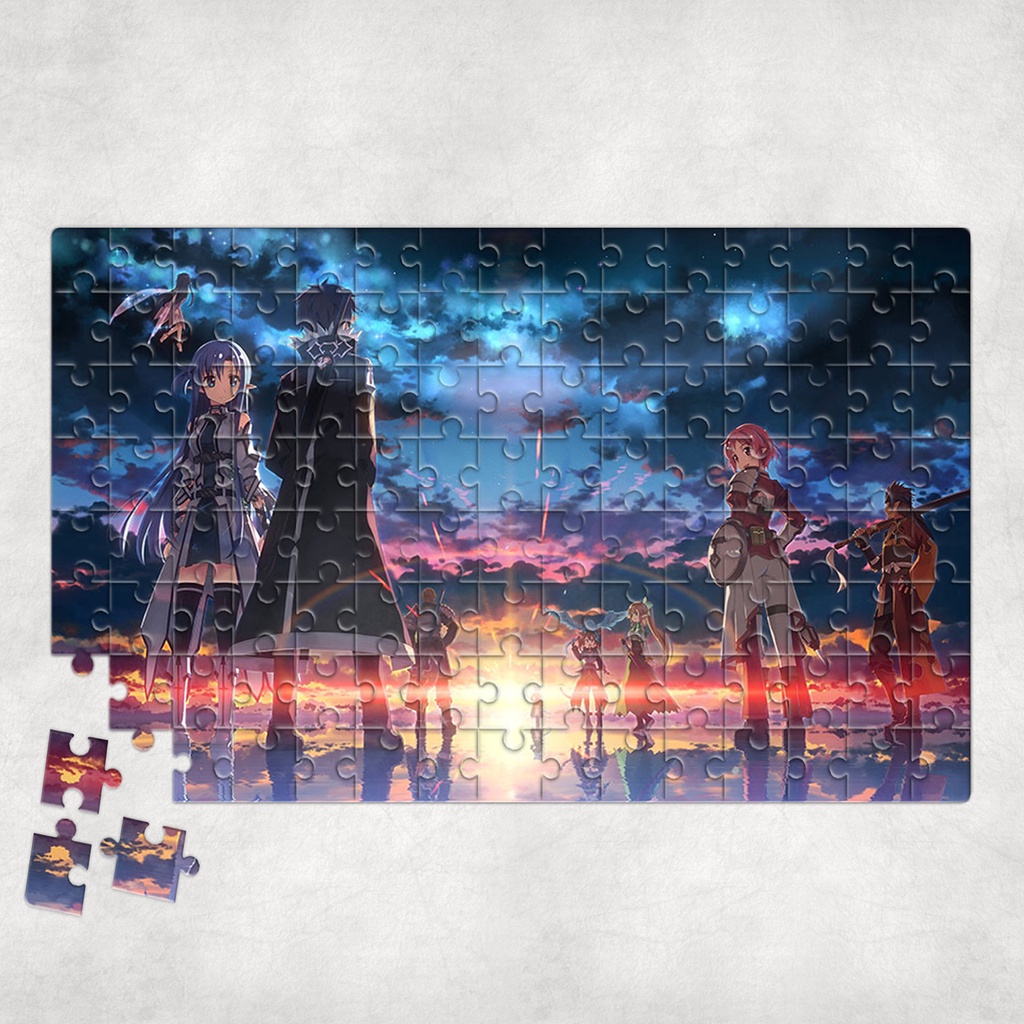 Tranh ghép hình SWORD ART ONLINE II - Mẫu 1 - Nhận in theo yêu cầu