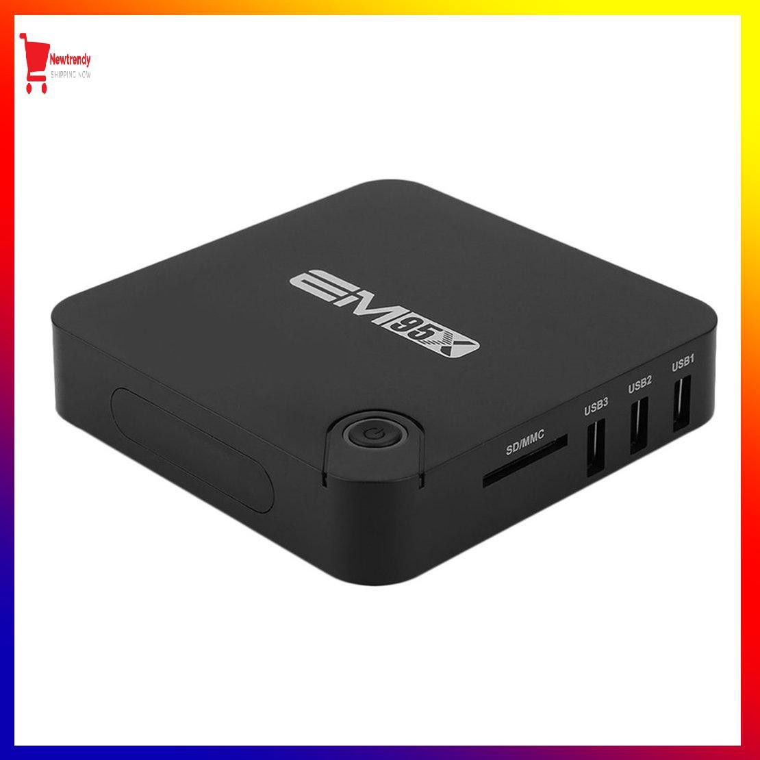 Bộ Tv Box Em95x Thông Minh Lõi Tứ H265 Wifi 3g 3d Cho Android 6.0 (0331)