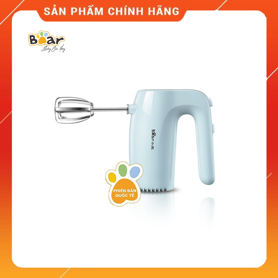 [Bear Chính Hãng]Máy đánh trứng Bear DDQ-B02P5 màu xanh dương với công suất 125W và 5 tốc độ đánh khác nhau siêu nhỏ gọn