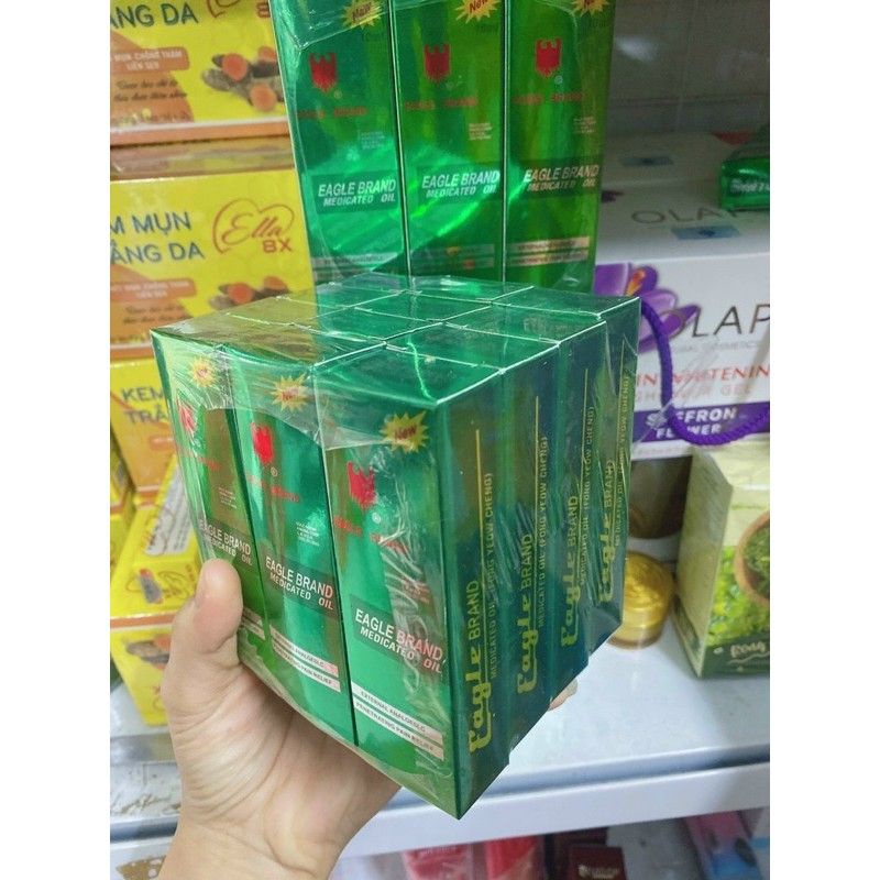 DẦU NƯỚC XANH DẠNG LĂN SINGAPORE  10ml