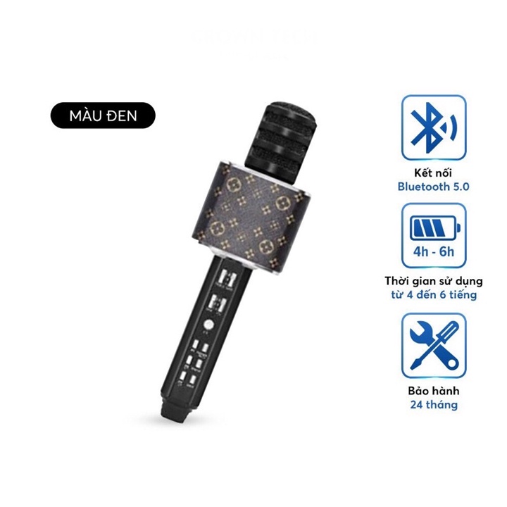 Micro karaoke bluetooth SD18 không dây loại tốt - Mic hát karaoke trên điện thoại