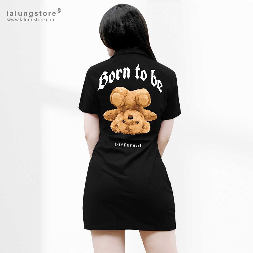 Đầm Polo Cotton Hoạ Tiết Different (có big size)