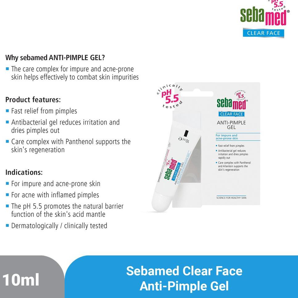 (Hàng Mới Về) Gel Trị Mụn Sebamed Clear 10ml