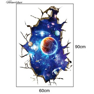 Decal Dán Tường Họa Tiết Vũ Trụ 3D