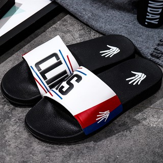 Đôi dép quai ngang logo nhóm NBA cỡ 40-45 kiểu dáng thời trang cho nam