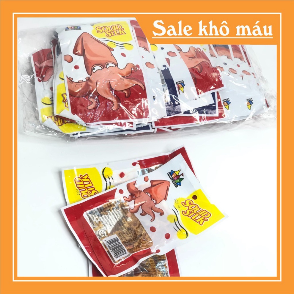 Mực Xé Hấp Nước Dừa Thái Lan 1 Túi 30 Gói Mực Khô Thái Lan Dai Dai Ngọt Ngọt, Sỉ Đồ Ăn Vặt Trẻ Em Hà Nội