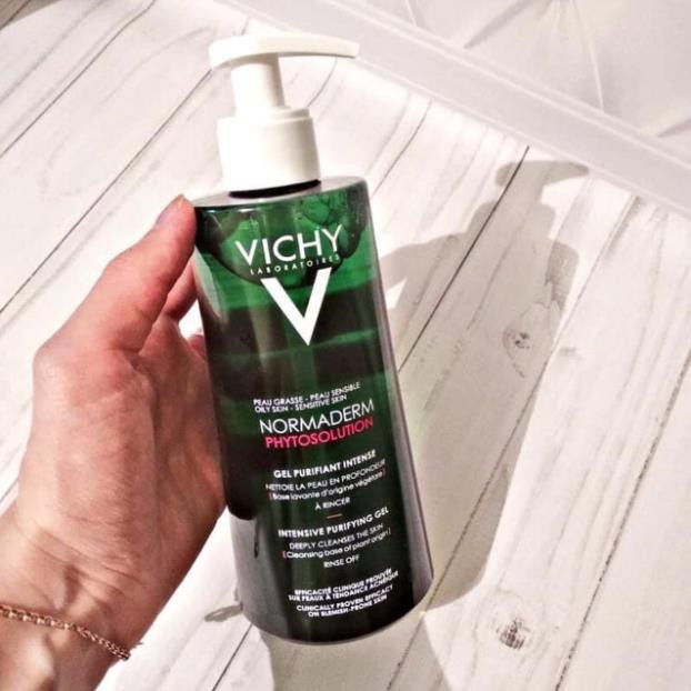 🇫🇷🇫🇷 Sữa Rửa Mặt Cho Da Dầu Vichy Normaderm Phytosolution Intensive Purifying Gel 400ml🇫🇷🇫🇷