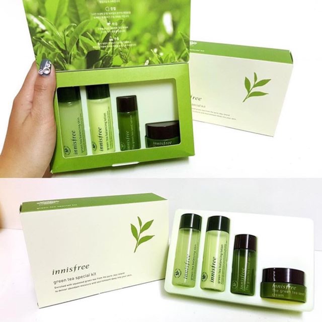 Set Kit trà xnah dưỡng da Innisfree