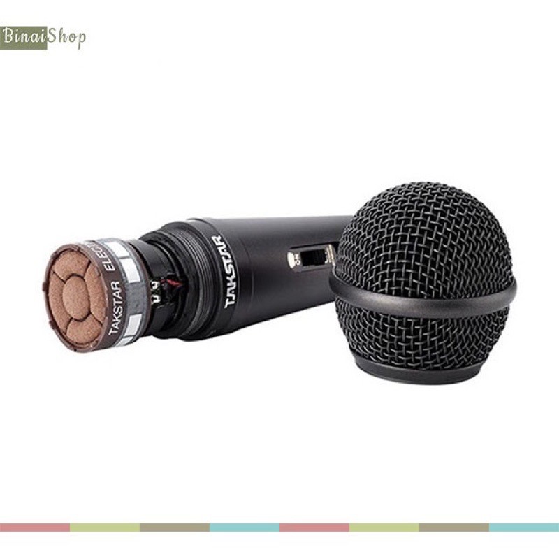 [Mã ELHACE giảm 4% đơn 300K] Mic Hát karaoke Gia đình Kiêm Thu Âm Livestream Takstar PRO-38 chính hãng bảo hành 1 nă