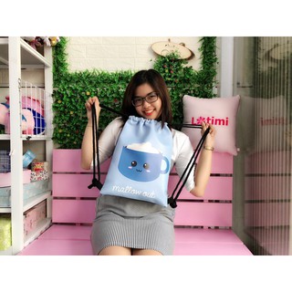 Balo dây rút Ly dễ thương 37x32cm