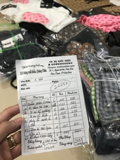 combo quần áo ctv dưới 1kg