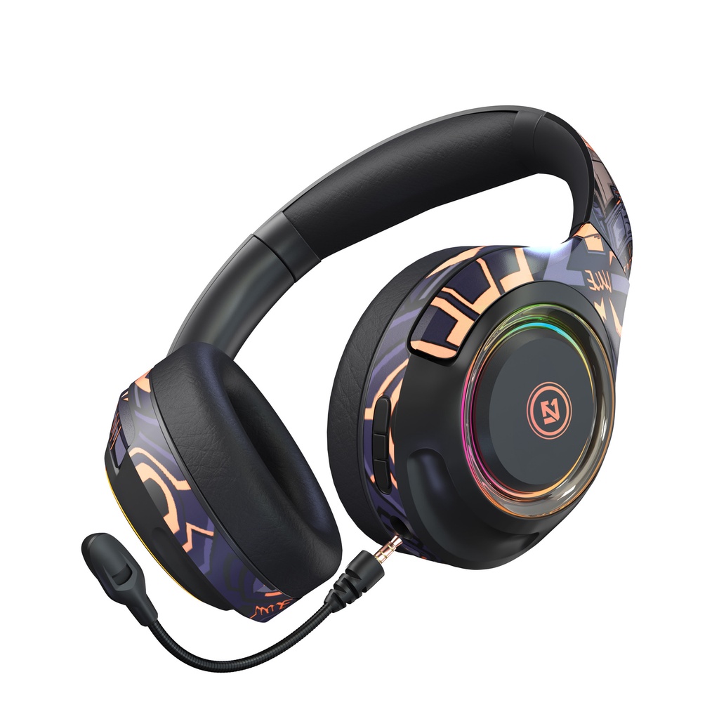 Tai nghe chụp tai EL-A2 Fone không dây bluetooth 5.0 có micro tháo rời âm thanh vòm