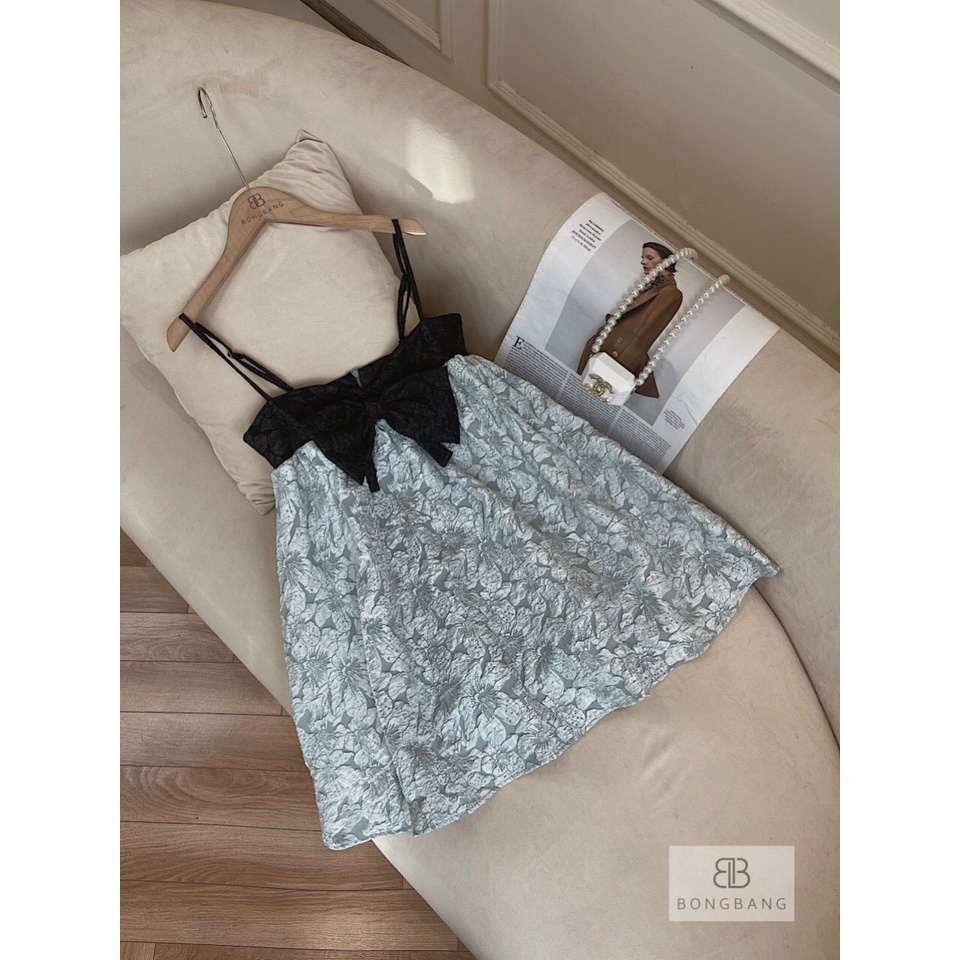đầm gấm baby nơ 2S