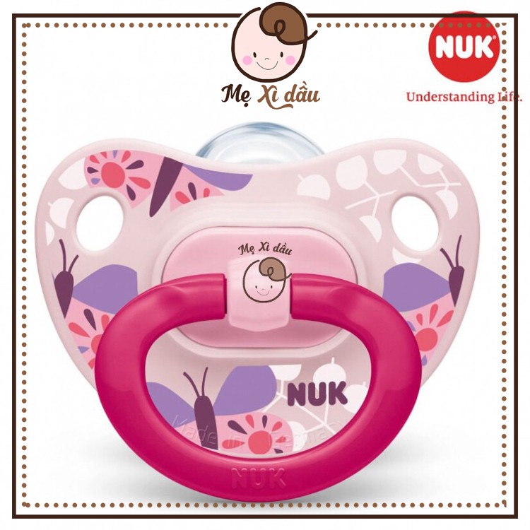 Shop mẹ xì dầu Ti giả NUK silicone Happyday chính hãng