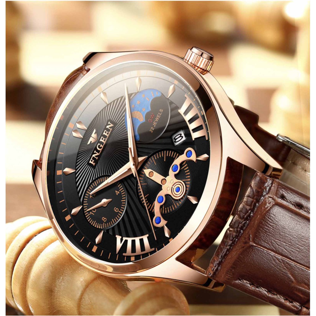 Đồng hồ nam FNGEEN cao cấp, dây thép không rỉ, chống nước tốt | BigBuy360 - bigbuy360.vn