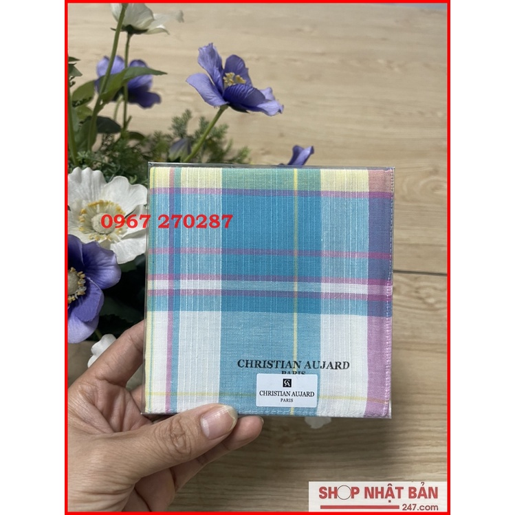 Khăn mùi xoa nam cao cấp Christian Hàn Quốc-100% Authentic - Chính hãng