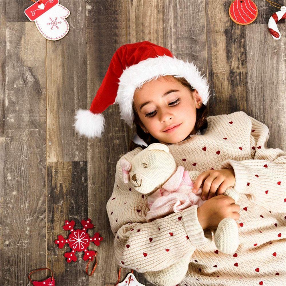 Nón Giáng Sinh Màu Đỏ Và Trắng Hình Ông Già Noel
