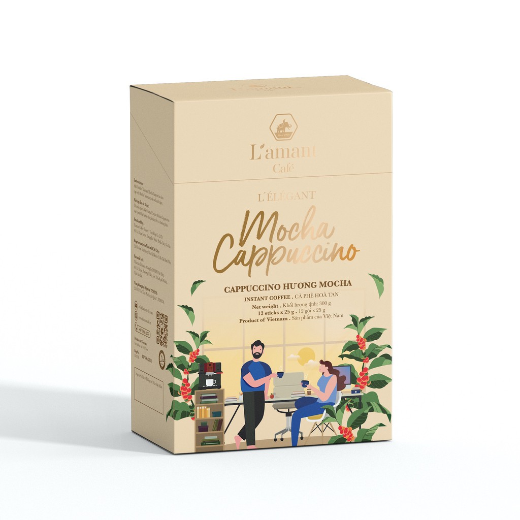 L'AMANT CAFÉ HÒA TAN MOCHA CAPPUCCINO 300G