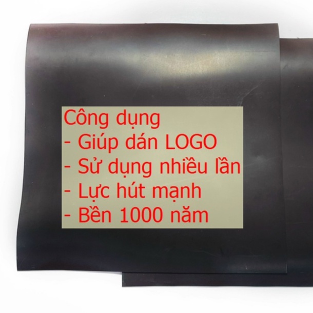 Nam châm dẻo, dán tem logo xe tải, ô tô con, Bền đẹp tiện, size 20cm x 20cm [kèm quà tặng 10k]