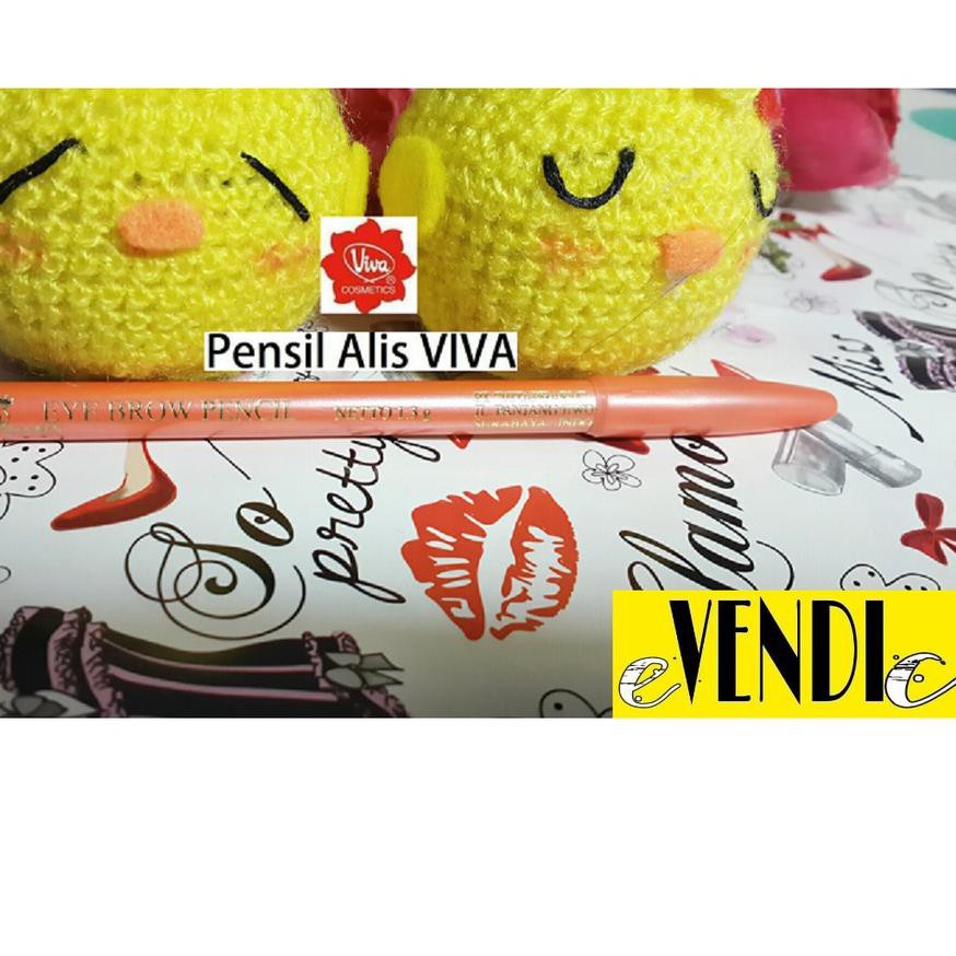 (hàng Mới Về) Bút Chì Kẻ Lông Mày Màu Nâu / Đen / Nâu Đậm Ngòi 5.5 Hiệu Viva | BigBuy360 - bigbuy360.vn