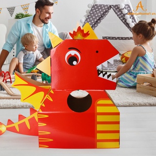 Bộ Đồ Chơi Khủng Long Bằng Giấy Cho Bé