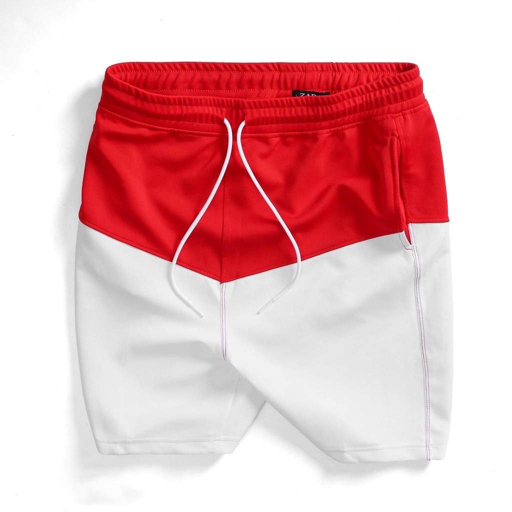 Quần đùi ngố JBAGGY thể thao thun trắng phối màu phong cách hiện đại | BigBuy360 - bigbuy360.vn