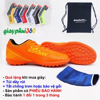 GIÀY ĐÁ BÓNG CHÍNH HÃNG ZOCKER TPU - Giày phủi 360