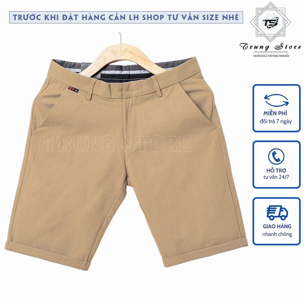 [SALE 45%] - QUẦN SHORT TÂY ÂU NAM HÀNG ĐẸP CO GIÃN NHẸ - KHÔNG NHẮN - KHÔNG XÙ - KHÔNG PHAI MÀU