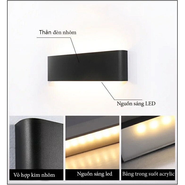 Đèn tường MONSKY DEPPO kiểu dáng hiện đại trang trí nội thất sang trọng.